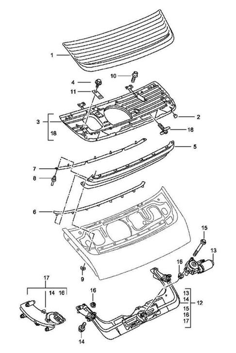 996 assembly diagram rear spoiler? - 6SpeedOnline - Porsche Forum and