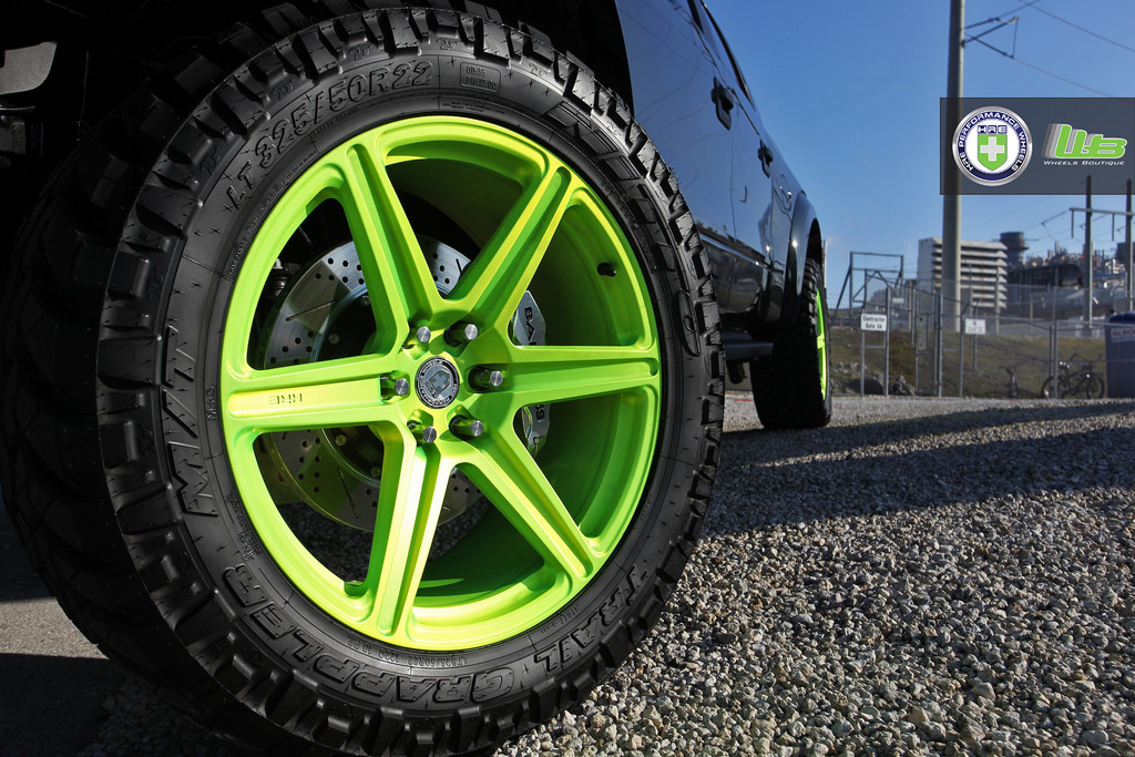 Ford Svt Raptor On Hre Tr46 S Lime Green Goodness 6speedonline Porsche Forum And Luxury Car Resource