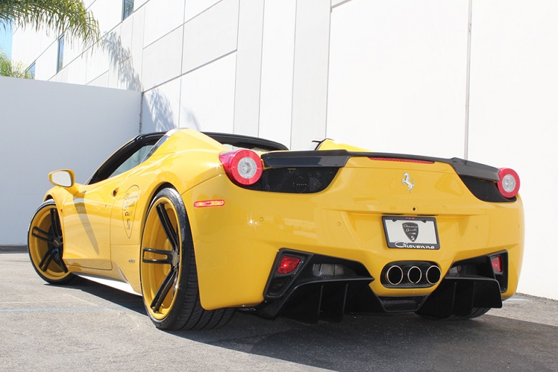 Custom Painted Rims on Ferrari 458 Italia – Giovanna Luxury Wheels