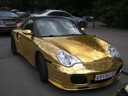 Gold Plated Porsche