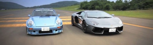 Lamborghini Aventador vs Porsche 964? Welcome to Zero-Yon.