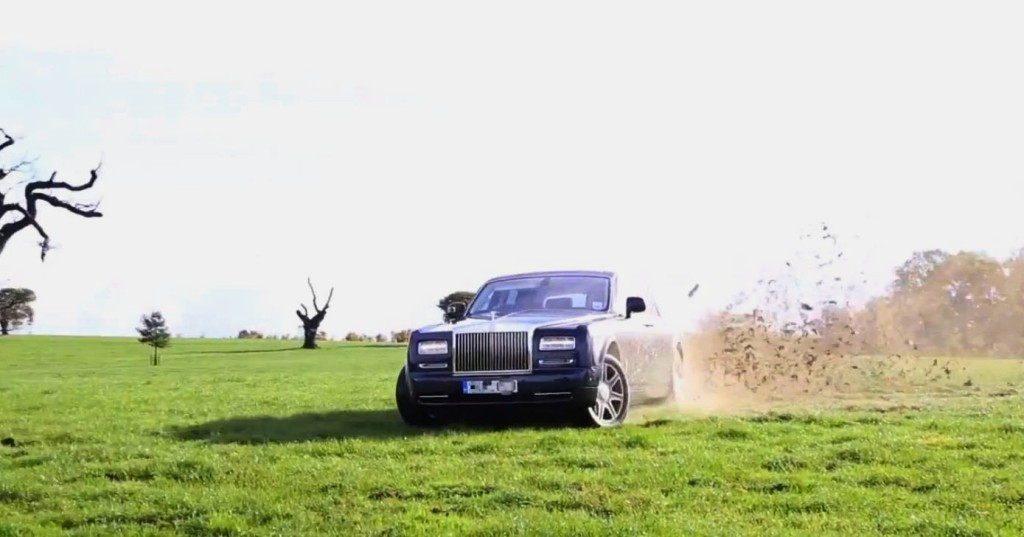 Rolls-Royce Forgets Heritage, Goes Drifting in a Field Instead