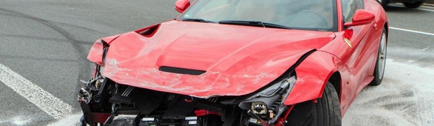 First Ferrari F12 Wreck Happens on the Autobahn