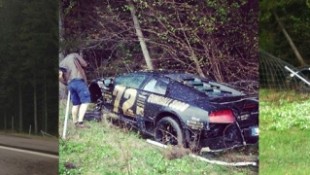 Lamborghini LP670-4 SuperVeloce Wrecked on First Day of Gumball