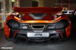 McLaren P1 poses with F1 Car in California