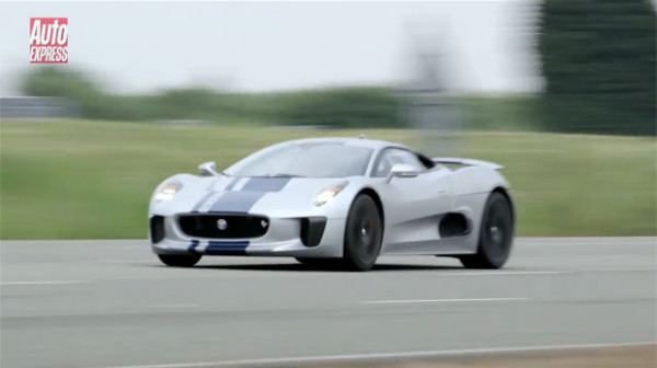 Jaguar C-X75 at Speed