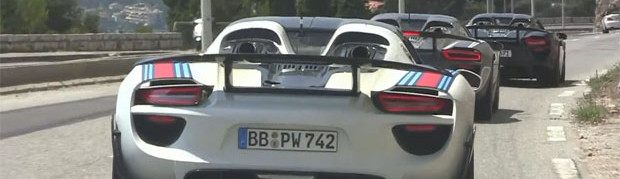 Video: Six Porsche 918 Spyders Mobbin’ Deep in Monaco