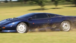 Child Takes Jaguar XJ220 on a Joyride