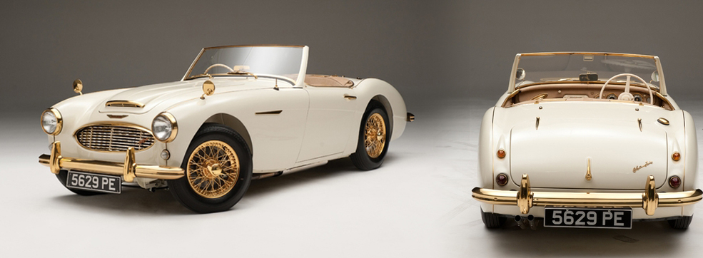 Pimpin’ Ain’t Cheap: The 24k Gold Austin Healey