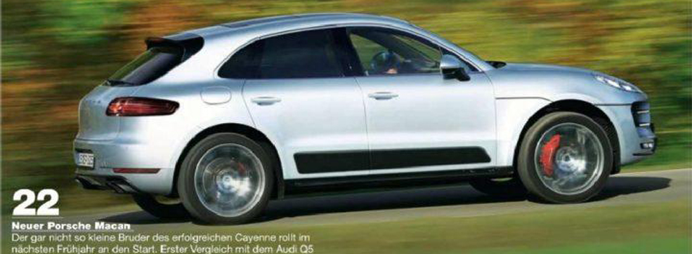 Leaked! 2014 Porsche Macan