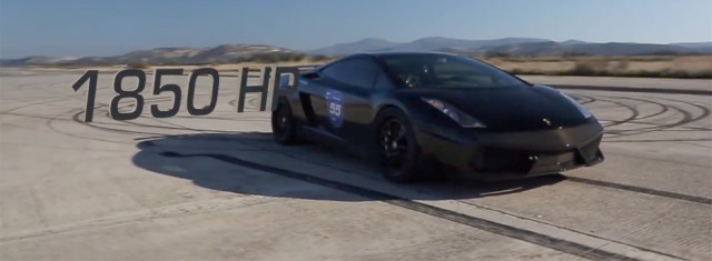 Watch this 1850-Horsepower Lamborghini Gallardo Blast to 254 mph in One Mile