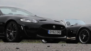 Drag Race: Jaguar XKR-S vs. XCS Fusion 427 AC Cobra Replica