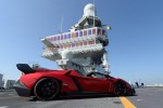 Lamborghini Veneno Roadster Debuts on Aircraft Carrier