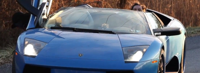 Bam Margera Crashes Blue Murcielago “Badly”