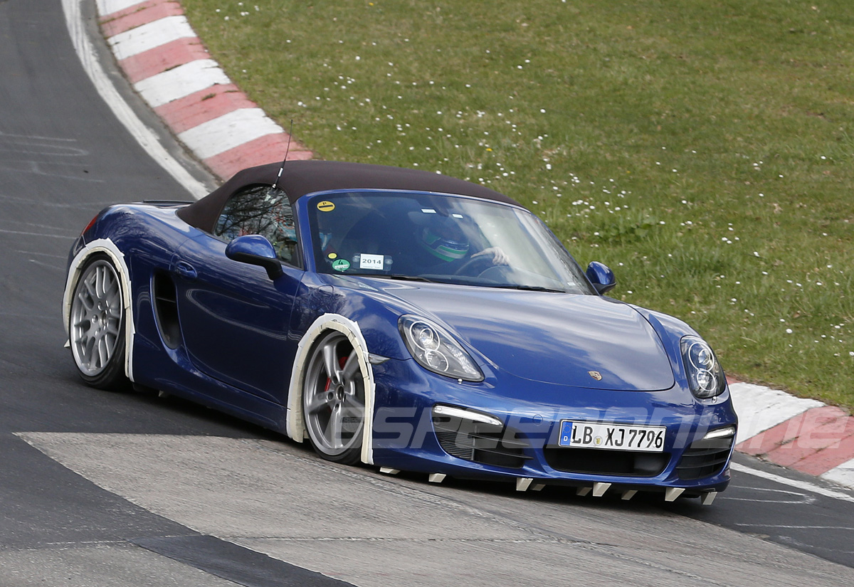 Spy Photos Porsche Boxster Test Mule Runs The Nurburgring 6speedonline