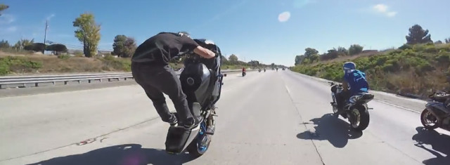 Bikers Tell Cop to Beat It and Cop Abides