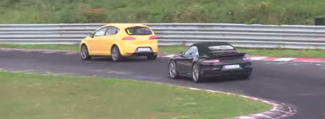 Porsche 991 Turbo Terrorizing Nürburgring Traffic