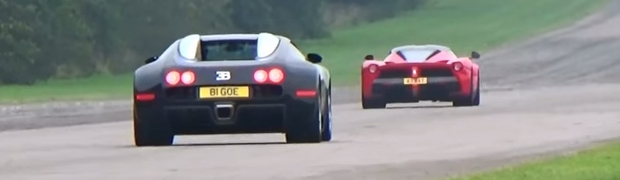 ferrari laferrari vs bugatti veyron