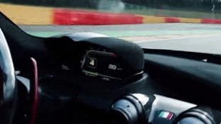 LaFerrari Takes on a Wet Spa Lap