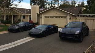 MY RIDE!  Lamborghini Gallardo, Two Porsches, and a GTI in the Garage