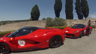 Fifteen LaFerraris Pranced at This Year’s Ferrari Cavalcade