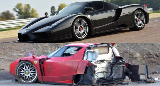 Wrecked Ferrari Enzo Returns to the Land of the Living