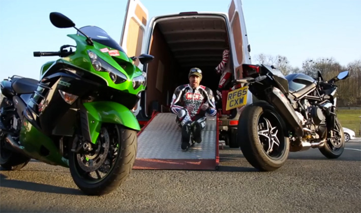 “MCN” Goes on Double Date with a Kawasaki Ninja H2 and a ZZR1400