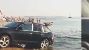 Is This the New Porsche Cayenne Waterslide Edition?