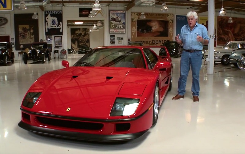 Jay Leno and the Ferrari F40