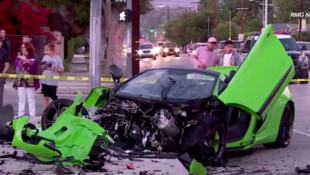 McLaren Driver Miraculously Survives Enormous Crash in L.A.