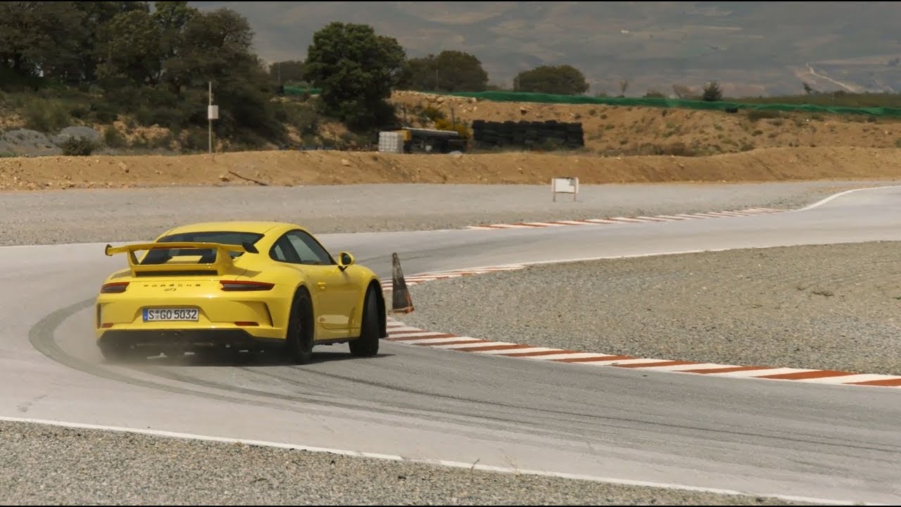 Racing Legend Walter Röhrl Drives the Manual Porsche GT3 on Track