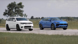 Lamborghini Urus Has Just Enough Grunt to Beat a Jeep Trackhawk