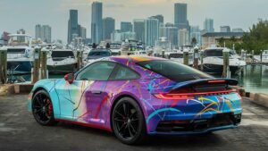 Hand-Painted Porsche 911 Up For Auction