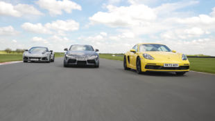 Watch the Toyota GR Supra, Porsche Cayman GTS & Lotus Emira Duke it Out