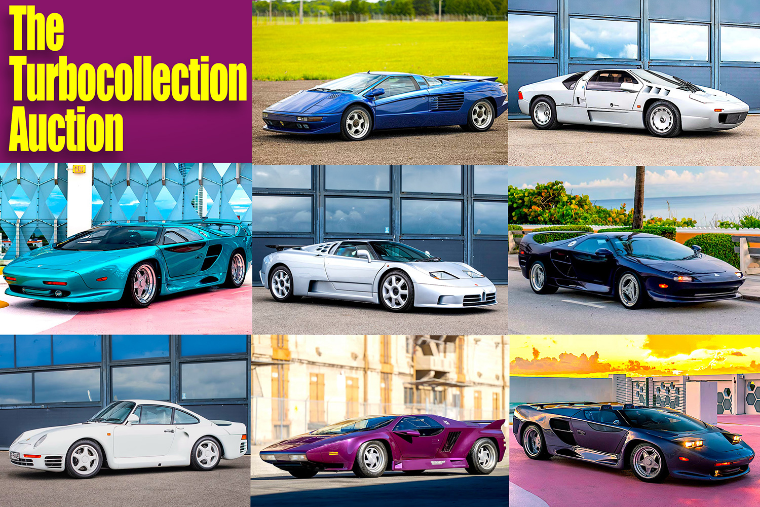 The Turbocollection Sale – Your Chance to Own a Pin-Up ‘90s Hypercar